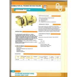 Bomba para trabajo con agua salada NUEVA 