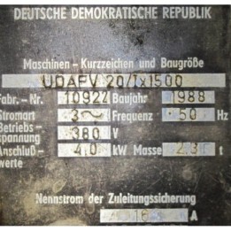 chain link fence machines UDAFV20/Ix1500