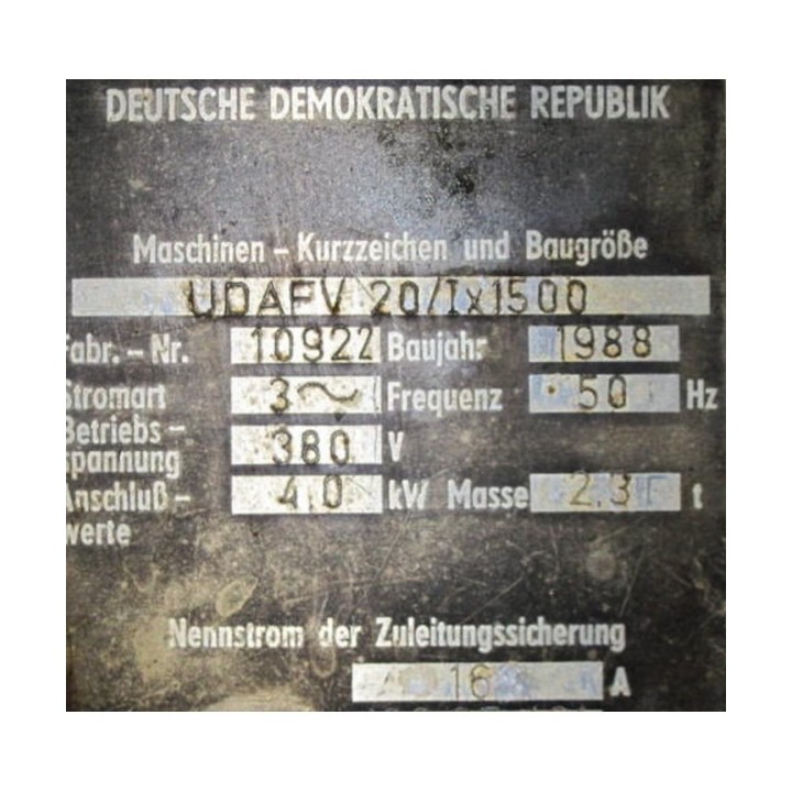 chain link fence machines UDAFV20/Ix1500