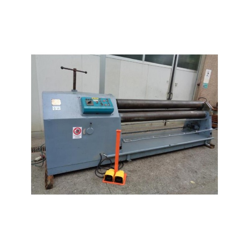 SERTOM CALANDER 2500X6/8 ROLLERS 180/190, MECHANICS, WITH BENDER PROFILES MACHINE