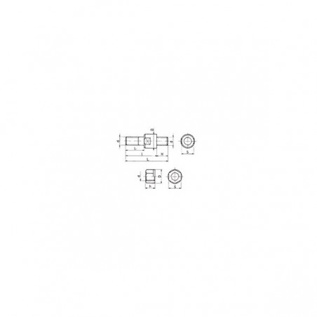 Fastening elements for flanges and integrated attachments ISO 702/II and 702/III