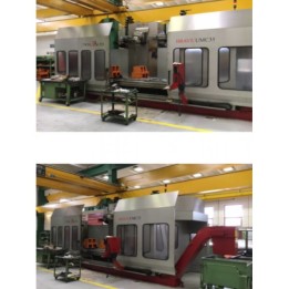 Fresatrice Twin Aces 3500 con tavola in continuo