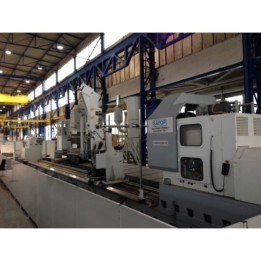 Tornio Safop 2000 x14000 con rettifica, fresa e asse y….