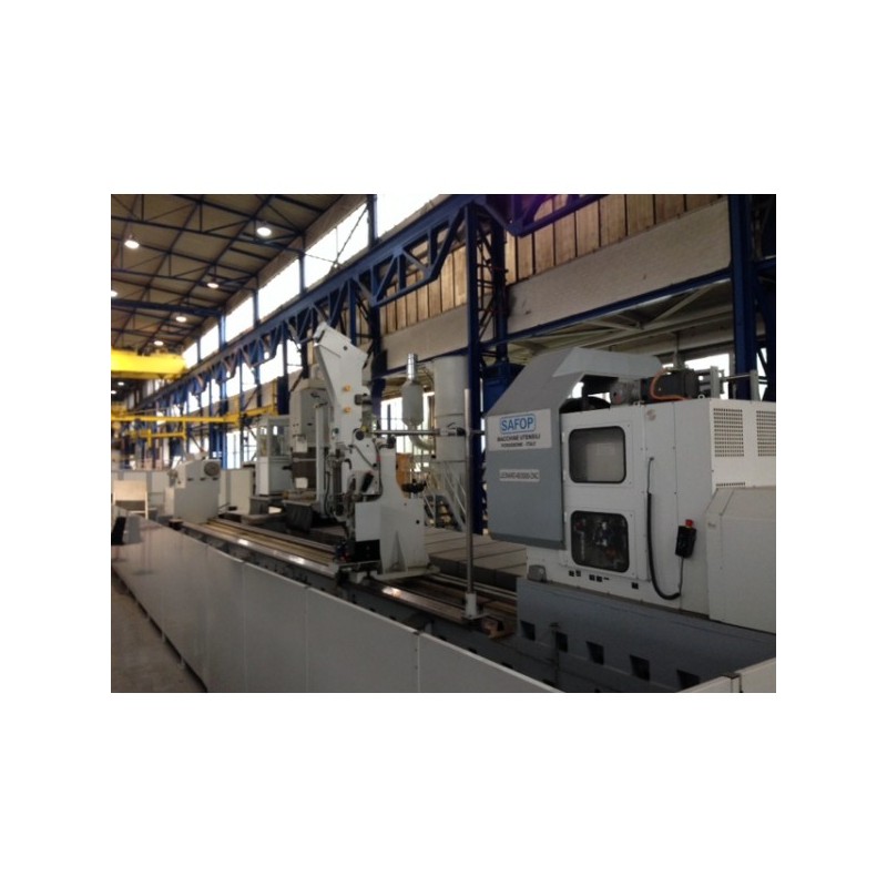 Tornio Safop 2000 x14000 con rettifica, fresa e asse y….