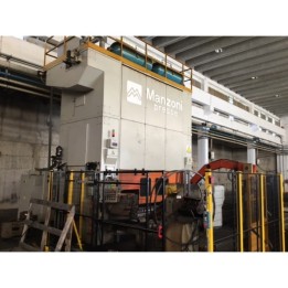 Pressa Manzoni 630 ton con piano estraibile 