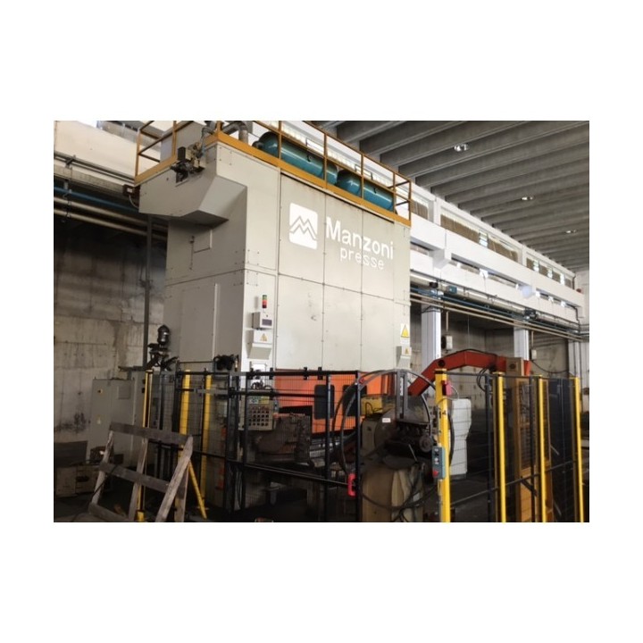 Pressa Manzoni 630 ton con piano estraibile 