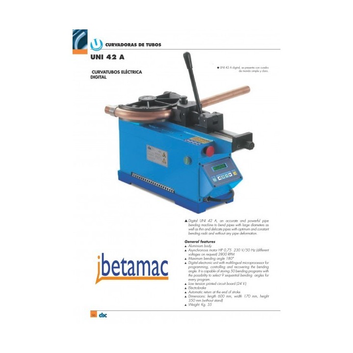 Curvatubos CBC UNI 42 digital
