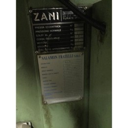 Pressa eccentrica ZANI.