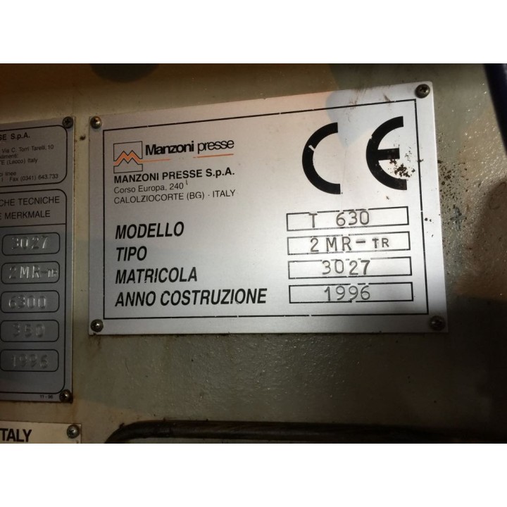 630 ton complete of Feeder Line 800x4 mm