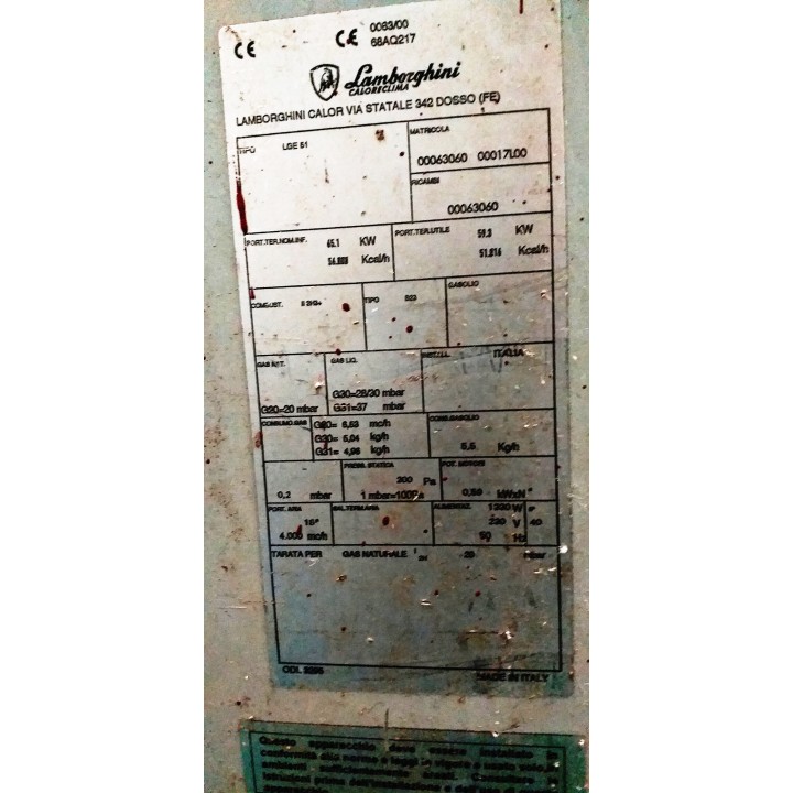 Calefacción completa Lamborghini   