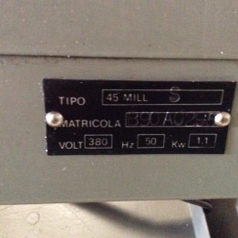 Retestadora de aluminio marca COMALL mod