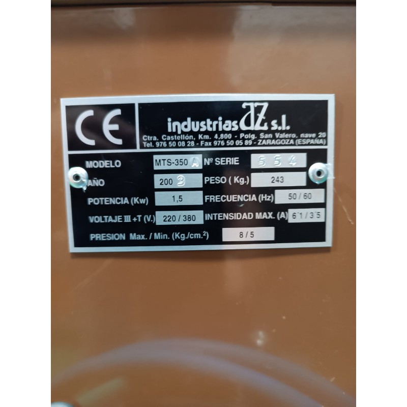 Tronzadora de aluminio  AZ   MTS 350-A